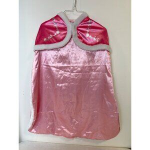 Disneyland Paris Belle Cape Shawl Fur Trimmed 4-6 Years Beauty & The Beast Cospl